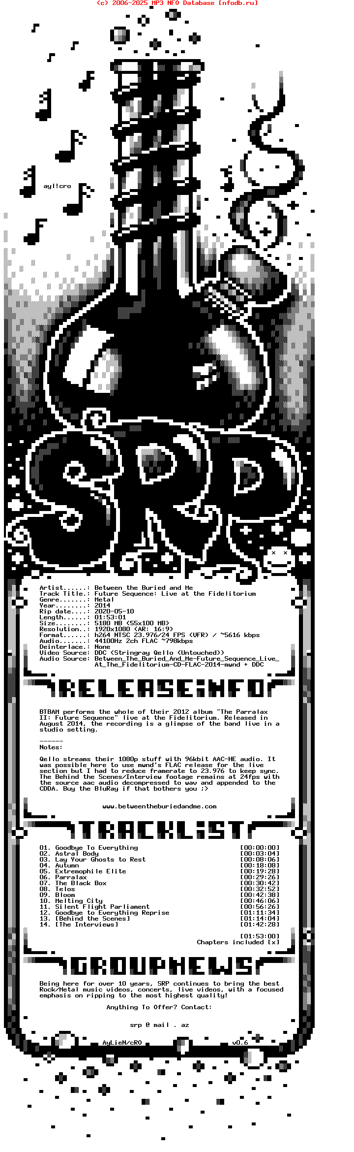 Between_The_Buried_And_Me-Future_Sequence_Live_At_The_Fidelitorium-Ddc-1080P-H264-2014-Srp