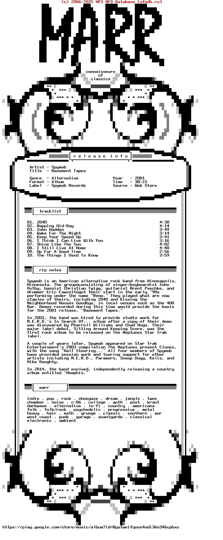 Spymob-Basement_Tapes-WEB-2001-Marr