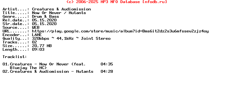 Creatures_And_Audiomission-Now_Or_Never__Mutants-(PRGRAM111)-WEB-2020