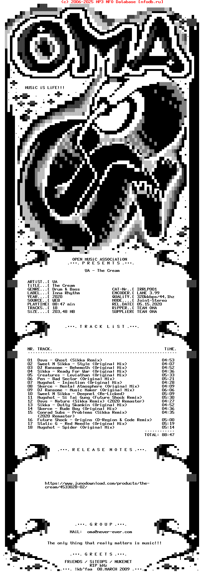 VA--The_Cream-(IRRLP001)-WEB-2020-OMA