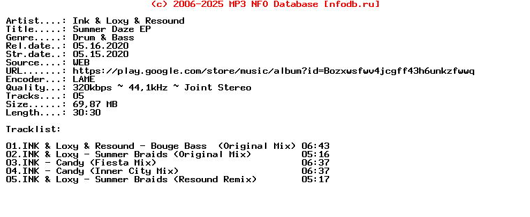 Ink_And_Loxy_And_Resound-Summer_Daze_Ep-(ARX055)-WEB-2020