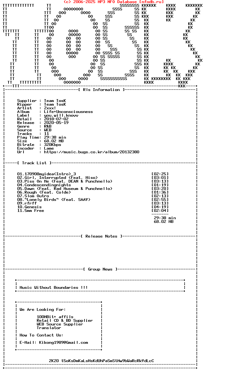 2Xxx-Life_Unconsciousness-WEB-KR-2018-TosK