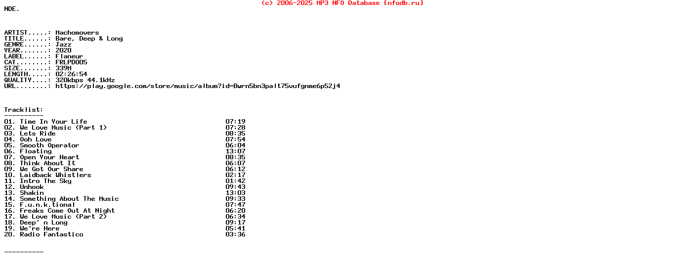 Machomovers-Bare_Deep_And_Long-WEB-2020