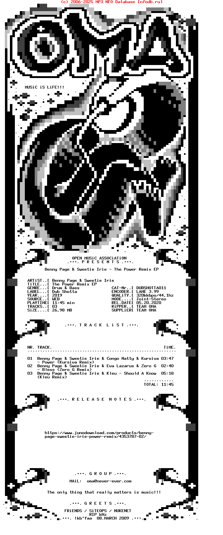 Benny_Page_And_Sweetie_Irie--The_Power_Remix_Ep-(DUBSHOTTA011)-WEB-2019-OMA