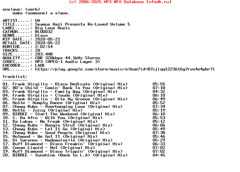 VA-Seamus_Haji_Presents_Re-Loved_Volume_5-(RLVD032)-WEB-2020