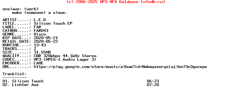 L.E.D-Silicon_Touch_Ep-(FAR043)-WEB-2020