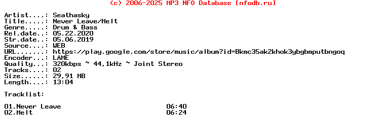 Seathasky-Never_Leave__Melt-(YUMI002)-WEB-2019