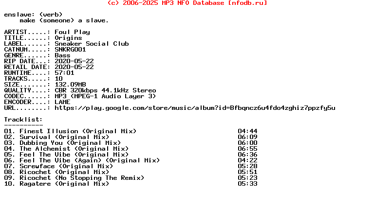 Foul_Play-Origins-(SNKRG001)-WEB-2020