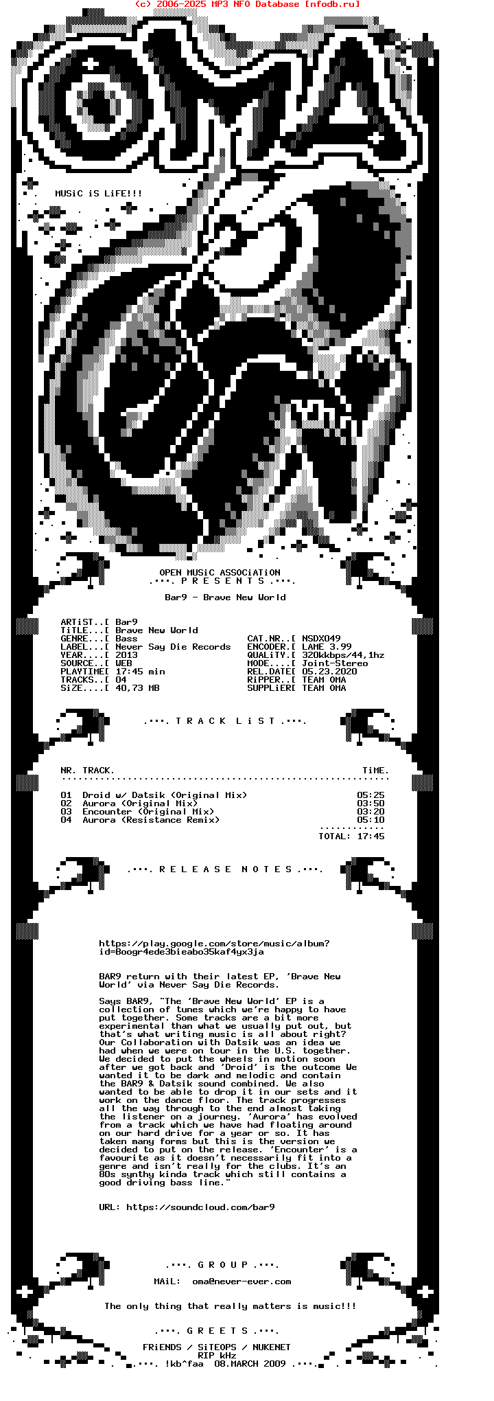 Bar9--Brave_New_World-(NSDX049)-WEB-2013-OMA