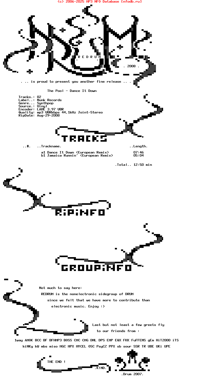 The_Pool_-_Dance_It_Down-(N1011-VINYL)-1984-REDRUM
