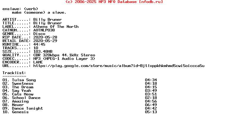 Billy_Bruner-Billy_Bruner-(AOTNLP038)-WEB-2020