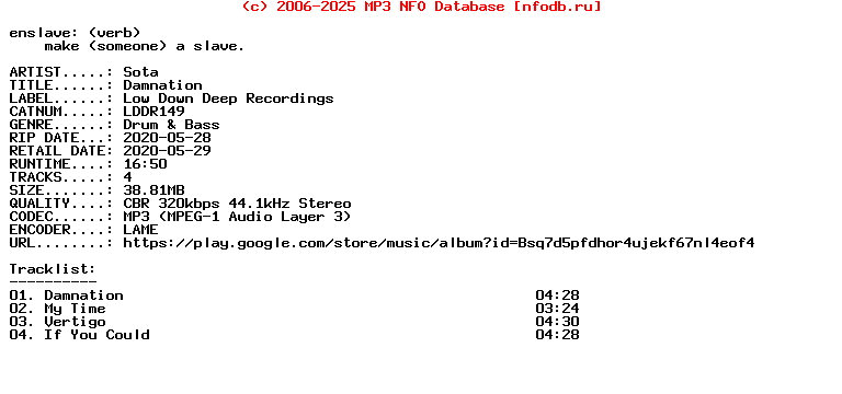 Sota-Damnation-(LDDR149)-WEB-2020
