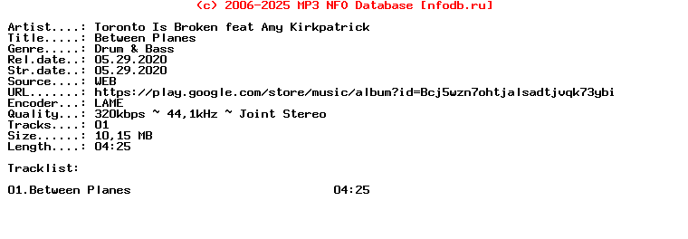 Toronto_Is_Broken_Feat_Amy_Kirkpatrick-Between_Planes-Single-WEB-2020