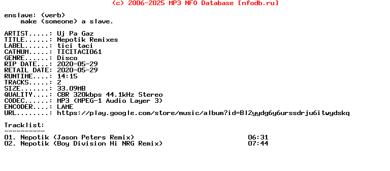 Uj_Pa_Gaz-Nepotik_Remixes-(TICITACI061)-WEB-2020
