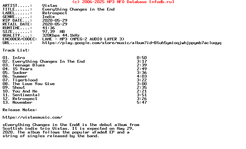 Vistas-Everything_Changes_In_The_End-2020