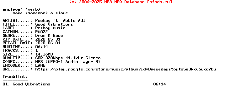 Peshay_Ft._Abbie_Adi-Good_Vibrations-(PM022)-Single-WEB-2020