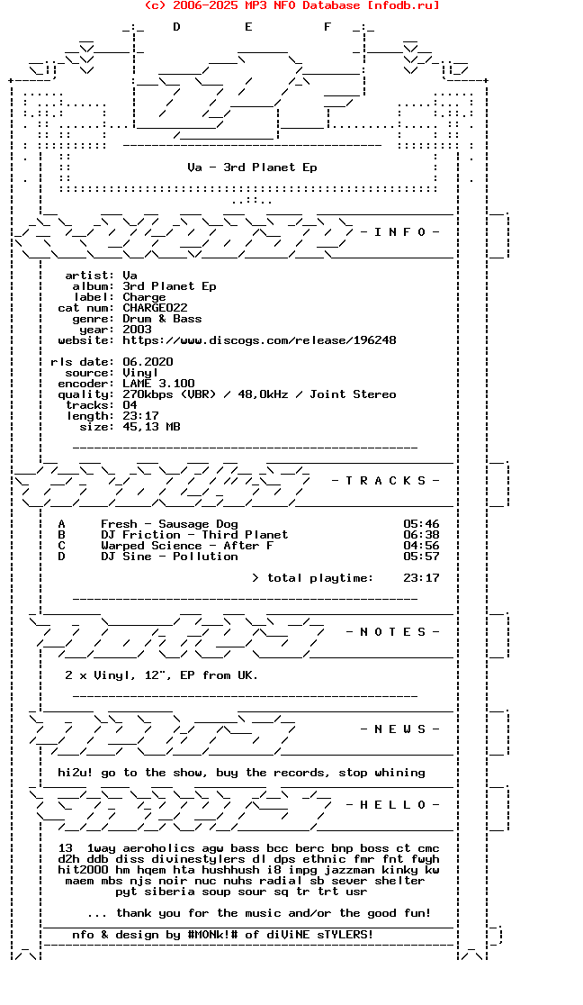 VA-3Rd_Planet_Ep-(CHARGE022)-2Vinyl-2003