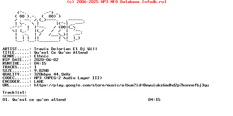 Travis_Delorian_Et_Dj_Will-Quest_Ce_Quon_Attend-Single-WEB-FR-2020