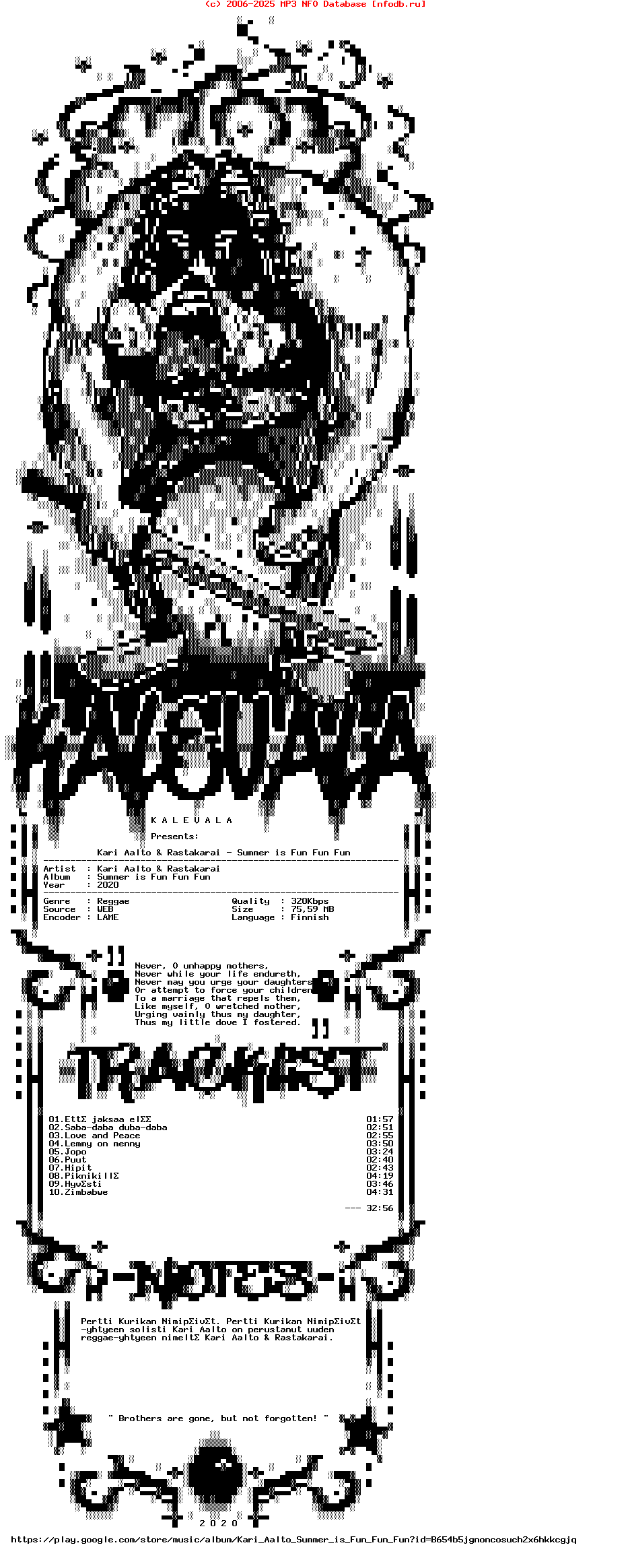 Kari_Aalto__Rastakarai-Summer_Is_Fun_Fun_Fun-WEB-FI-2020-KALEVALA