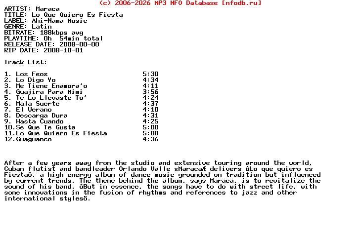 Maraca-Lo_Que_Quiero_Es_Fiesta-SP-2008