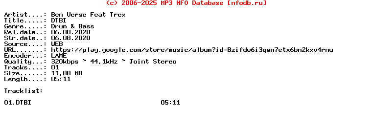 Ben_Verse_Feat_Trex-Dtbi-(CRUNCH027)-Single-WEB-2020