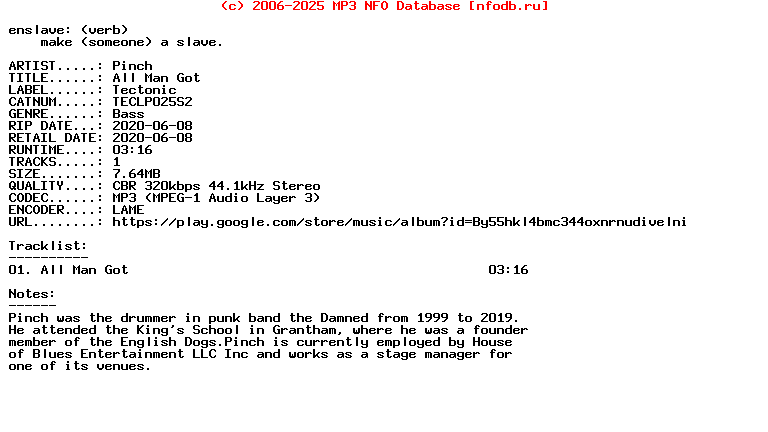 Pinch-All_Man_Got-(TECLP025S2)-Single-WEB-2020