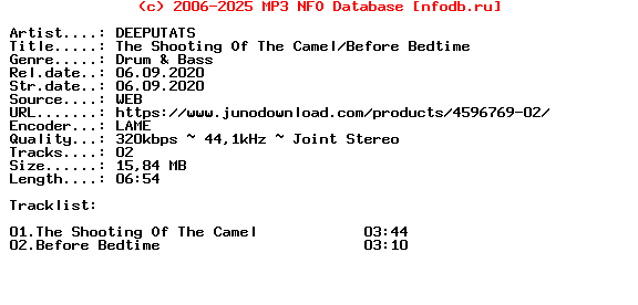 Deeputats-The_Shooting_Of_The_Camel__Before_Bedtime-(UA392)-WEB-2020
