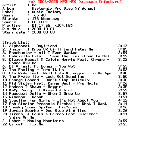 VA-Mastermix_Pro_Disc_97_August-2008