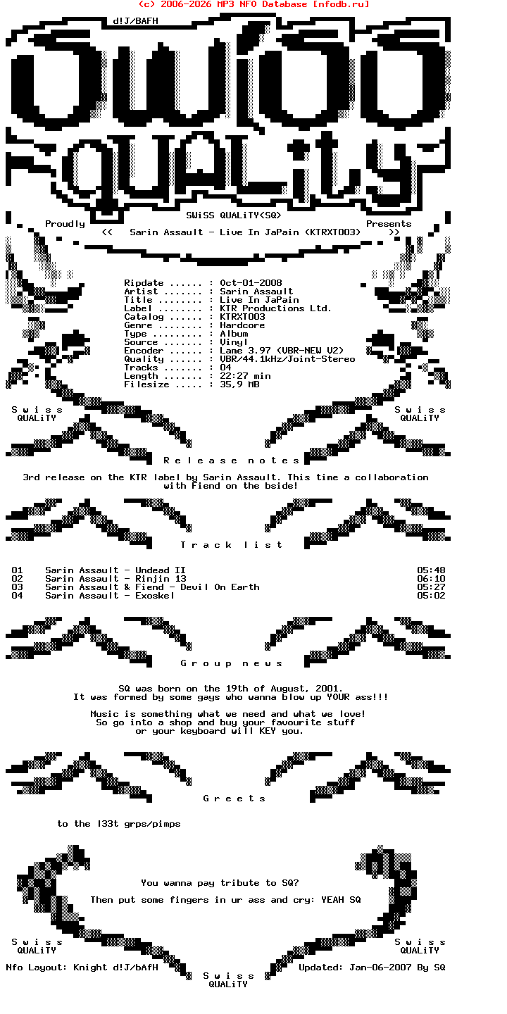 Sarin_Assault_-_Live_In_Japain-(KTRXT003)-Vinyl-2008