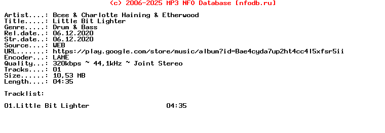 Bcee_And_Charlotte_Haining_And_Etherwood-Little_Bit_Lighter-(SPEAR116)-Single-WEB-2020