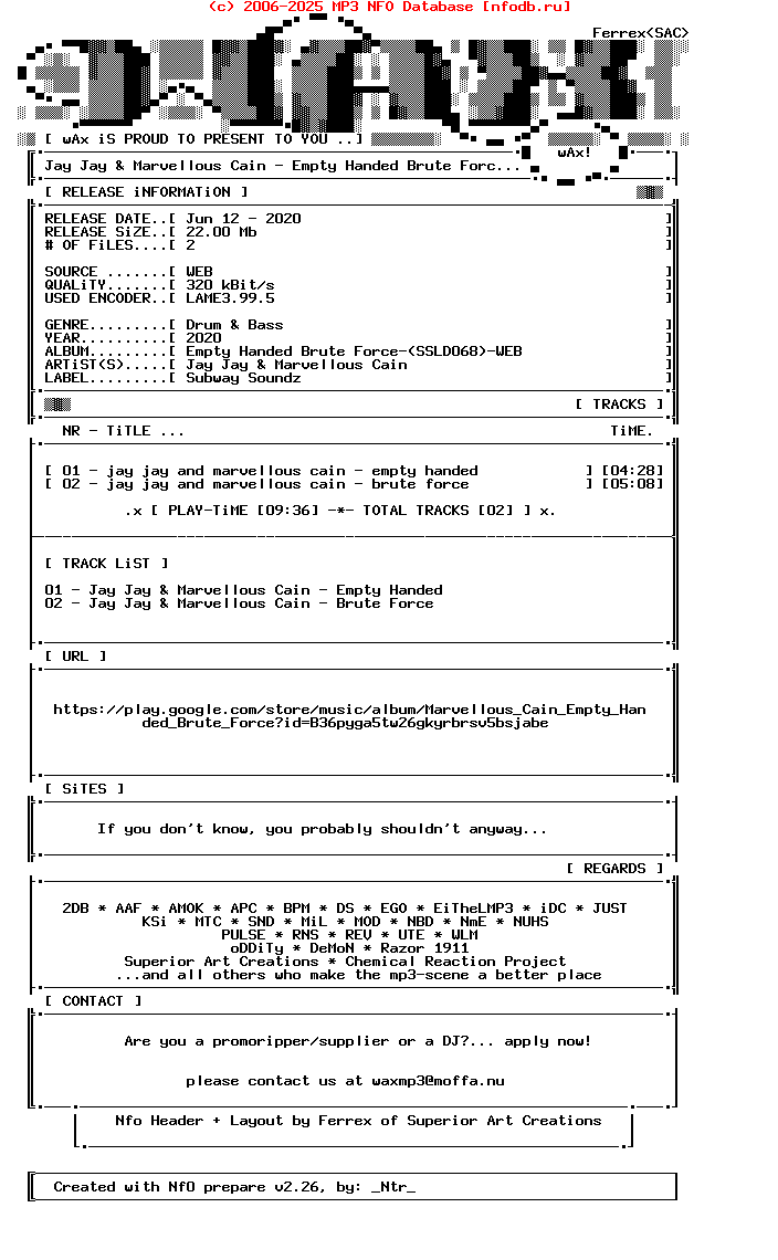 Jay_Jay_And_Marvellous_Cain-Empty_Handed_Brute_Force-(SSLD068)-WEB-2020