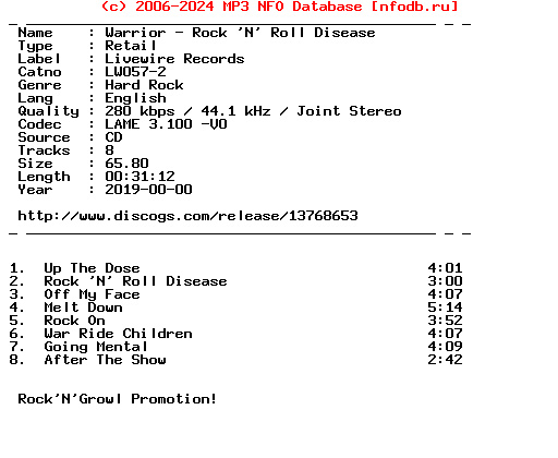 Warrior_Soul-Rock_N_Roll_Disease-(LW057-2)-CD-2019