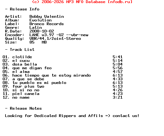Bobby_Valentin-Evolution-SP-2008