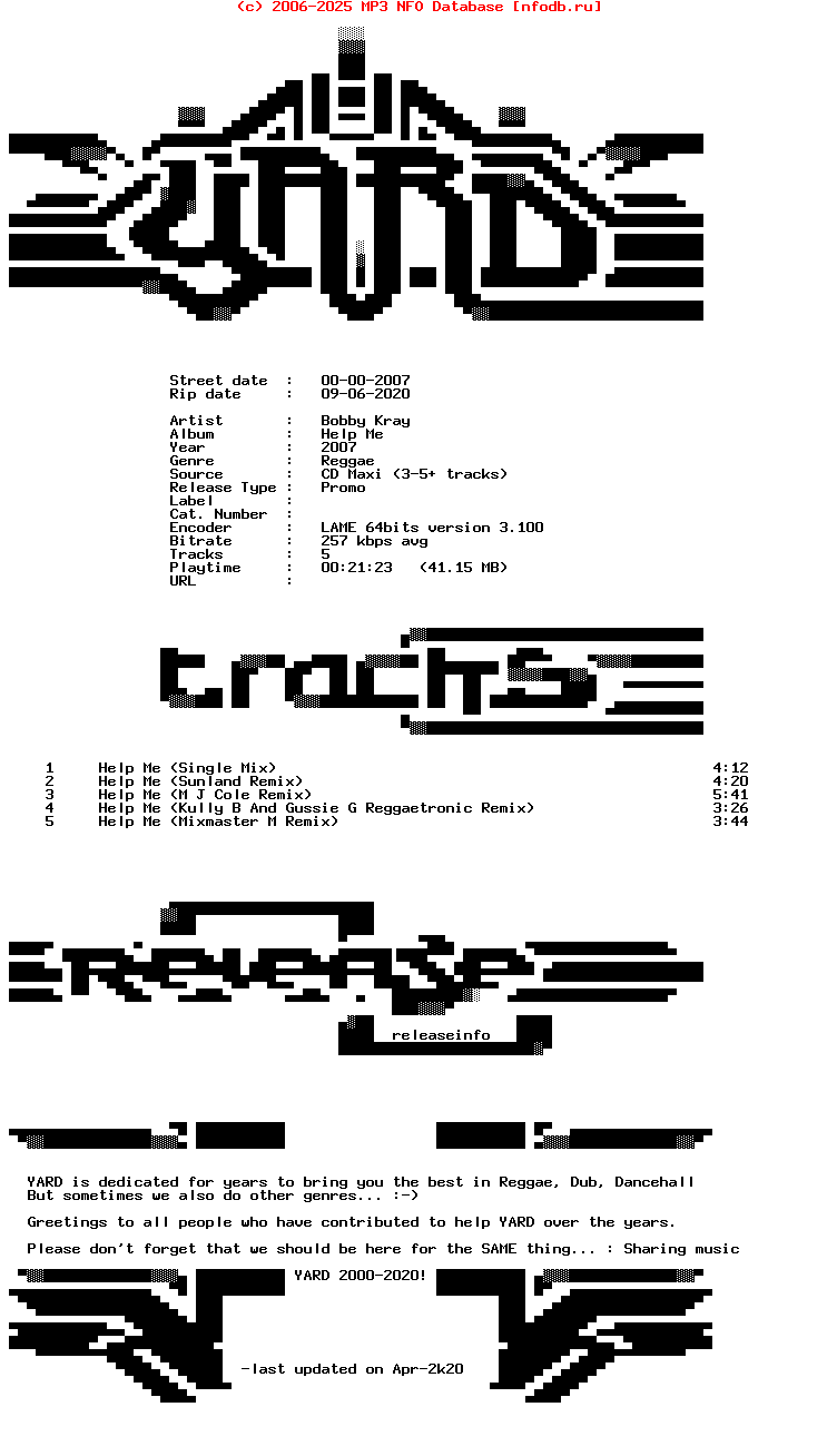 Bobby_Kray-Help_Me-Promo-CDM-2007-YARD_INT