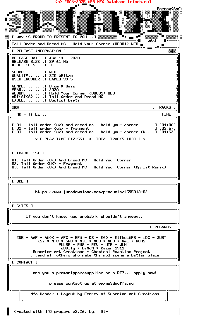 Tall_Order_And_Dread_Mc-Hold_Your_Corner-(BB001)-WEB-2020