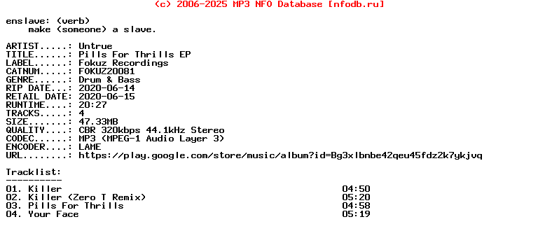 Untrue-Pills_For_Thrills_Ep-(FOKUZ20081)-WEB-2020