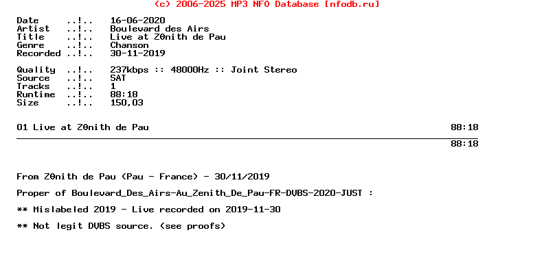Boulevard_Des_Airs-Live_At_Zenith_De_Pau-PROPER-Dvbs-FR-2019