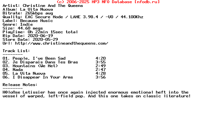 Christine_And_The_Queens-La_Vita_Nuova-(EP)-2020
