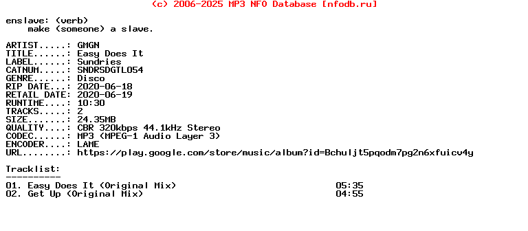 Gmgn-Easy_Does_It-(SNDRSDGTL054)-WEB-2020