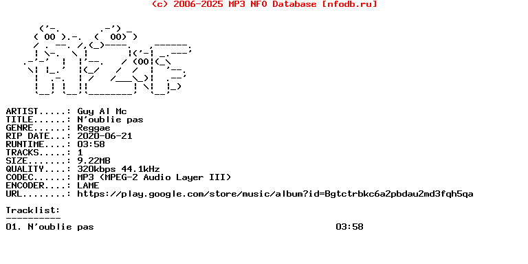 Guy_Al_Mc-Noublie_Pas-Single-WEB-FR-2020