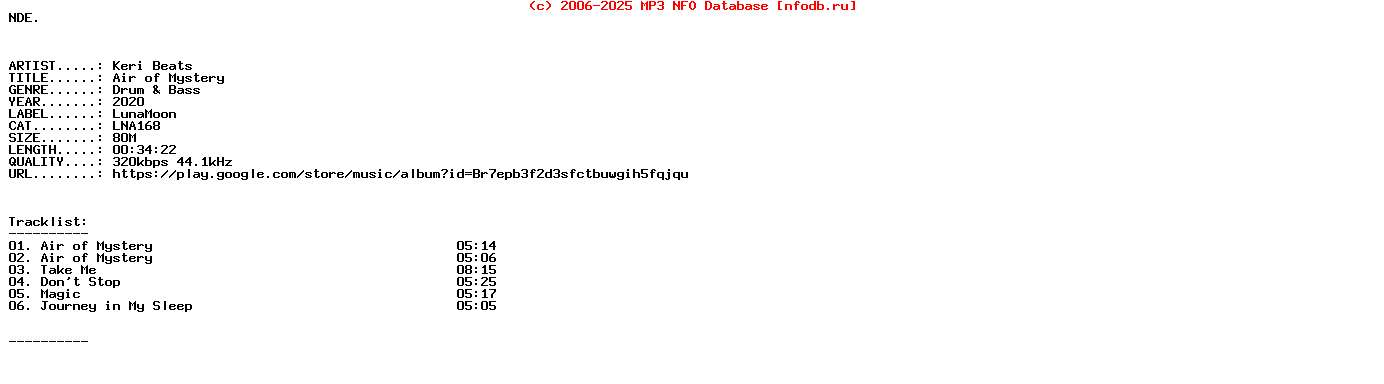 Keri_Beats-Air_Of_Mystery-(LNA168)-WEB-2020