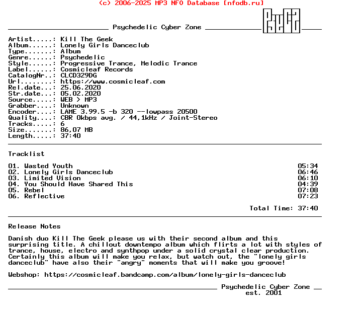 Kill_The_Geek_-_Lonely_Girls_Danceclub-(CLCD329DG)-WEB-2020-PsyCZ_iNT