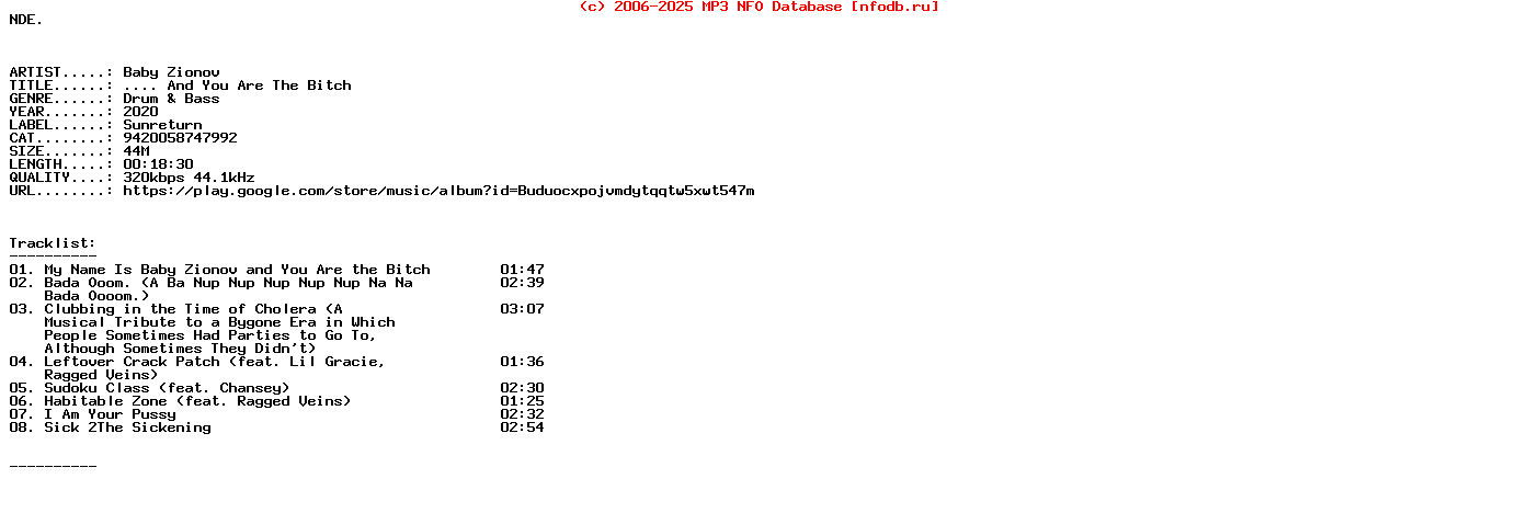 Baby_Zionov-_And_You_Are_The_Bitch-(9420058747992)-WEB-2020