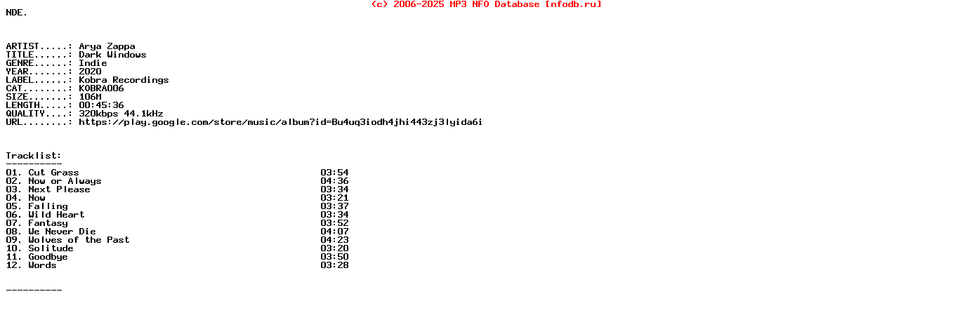 Arya_Zappa-Dark_Windows-WEB-2020