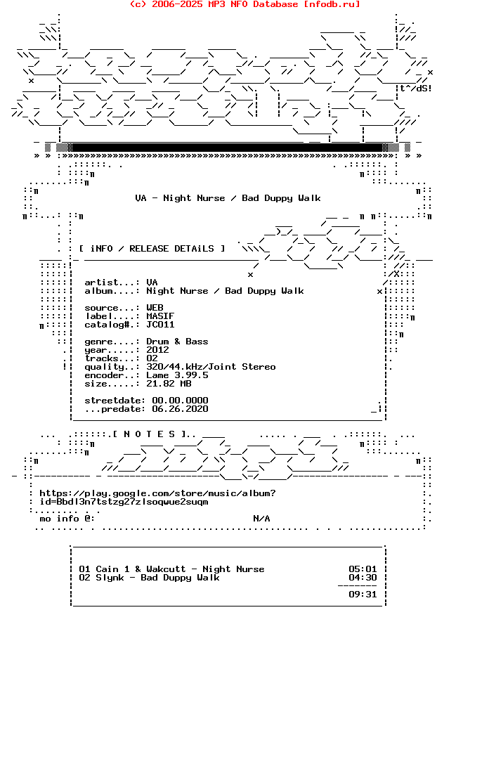 VA-Night_Nurse_Bad_Duppy_Walk-(JC011)-WEB-2012