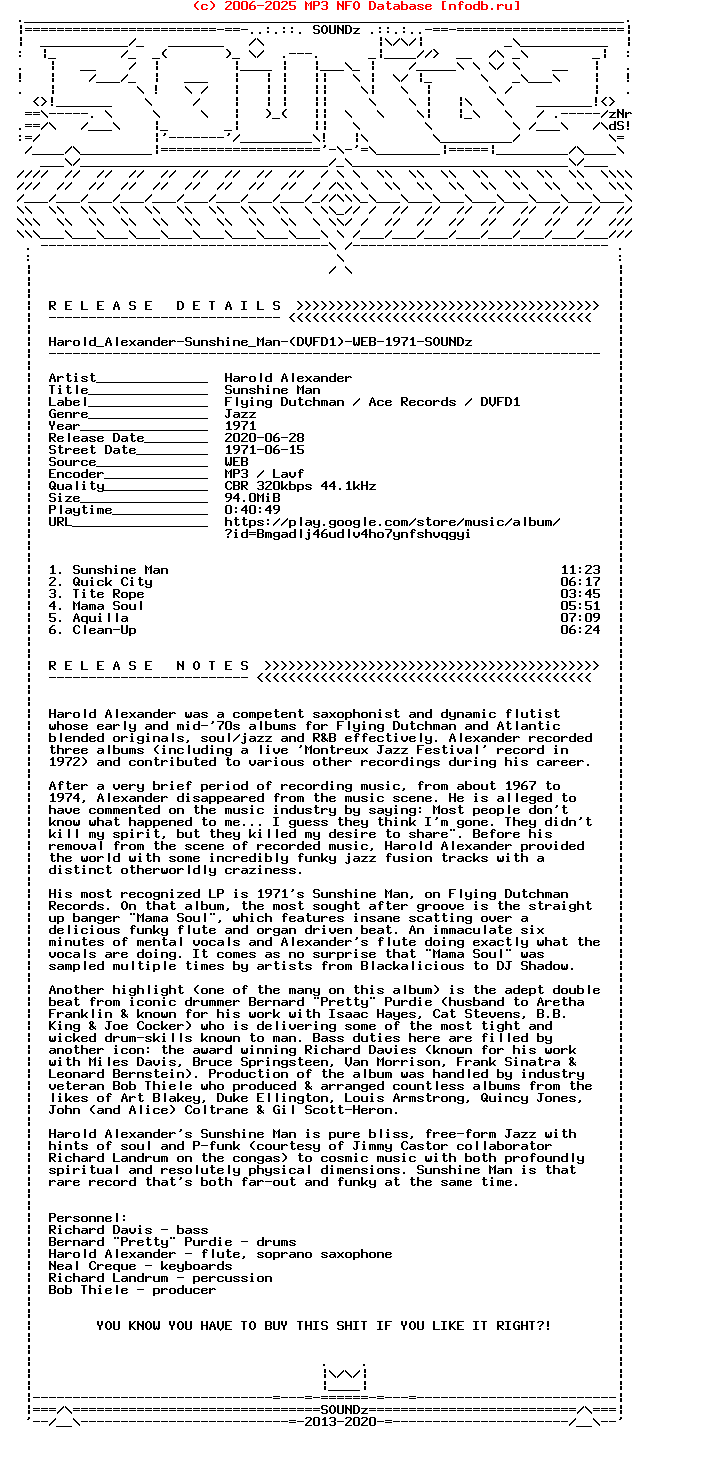 Harold_Alexander-Sunshine_Man-(DVFD1)-WEB-1971-Snz