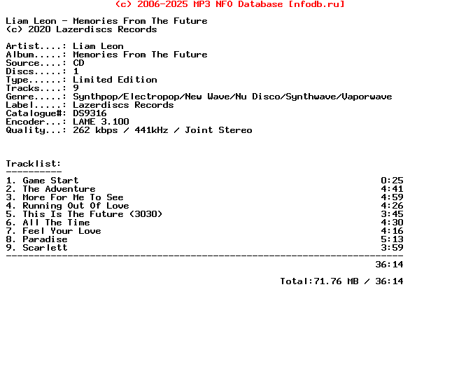 Liam_Leon-Memories_From_The_Future-Limited_Edition-CD-2020