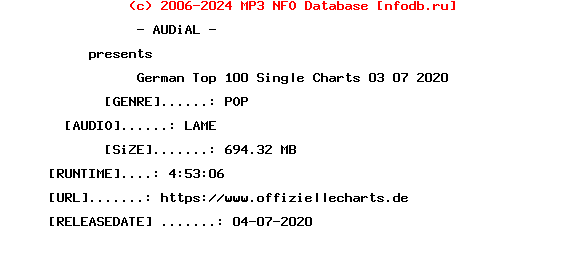 German_Top_100_Single_Charts_03-07-2020-Audial_Int