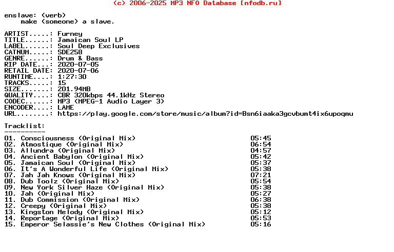 Furney-Jamaican_Soul_Lp-(SDE258)-WEB-2020