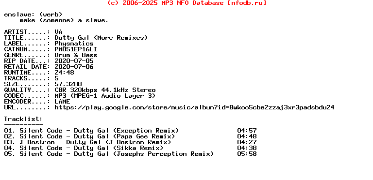 VA-Dutty_Gal_(MORE_REMIXES)-(PM051EP16LI)-WEB-2020